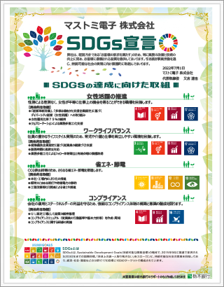 SDGs宣言書　画像